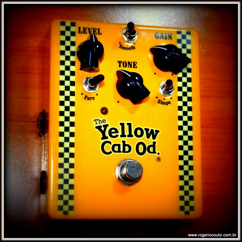 yellow cab overdrive pedal vista frontal